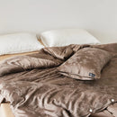 Axyaa Jacquard Eucalyptus & Cotton 3pcs Duvet Cover Set - High Quality
