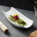 Axya Stone White Ceramic Dinner Plate for Restaurants and Home Dining