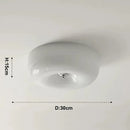 Axyaa Retro Glass LED Ceiling Lamp for Home Lighting