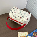 Axyaa Cartoon Cat Makeup Toiletry Bag - Large Capacity Travel Organizer