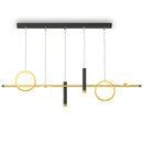 Axyaa LED Chandelier with Spotlights - Luxury Cluster Pendant Light for Dining Room & Kitchen Island