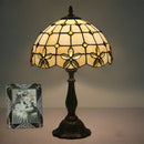 Axyaa Tiffany Lilac Flower Table Lamp - Stained Glass Art Decor