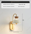 Axyaa LED European Wall Lamp for Bedroom Living Room Study Lighting