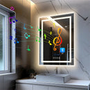 Axyaa Smart LED Bathroom Mirror with Bluetooth Speaker & Anti-Fog
