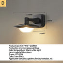 Axyaa LED Outdoor Wall Light: Modern Waterproof Decorative Lamp for Courtyard, Garage, Balcony