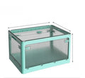 Xl Clothes Storage Box Organizer with Lid, Wheels & Stackable Design by Axyaa
