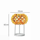 Axyaa Clear Gold Acrylic Pendant Light for Modern Dining Room décor.