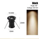 Axyaa Mini 1W LED Recessed Downlight for Ceiling, Stairs, Cabinet - DC12V Spotlight