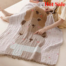 Axyaa Cotton Gauze Bath Towel Shawl Travel Blanket Adult Children Leisure 80x160cm