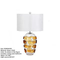 Axyaa Glass Table Lamp: Modern Luxury for Bedroom, Living Room, Hotel Art