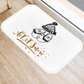 Axyaa Golden Black Letter Printed Door Mat, Non-Slip Floor Home Decoration