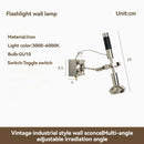 Axyaa Swing Arm Wall Lamp, Mid Century Modern Bedroom Reading Light