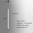 Axyaa Modern Luxury Stair LED Chandelier Pendant Light Minimalism Acrylic Droplight