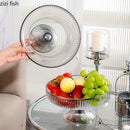 Axya Acrylic Fruit Plate Snack Tray Dessert Salad Bowl Refreshment Tray