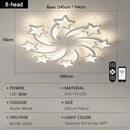 Axyaa Modern LED Chandelier with APP Remote Control for Home Decor Lighting