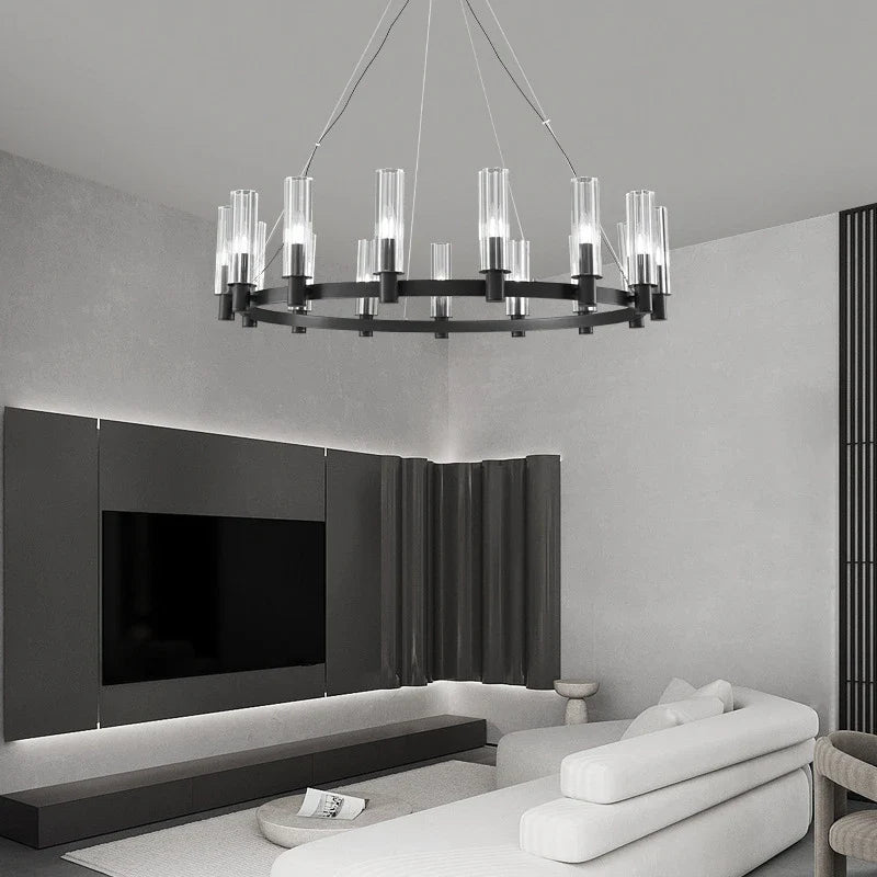 Axyaa Crystal Chandelier Pendant Lights - Luxury LED Lighting Fixtures