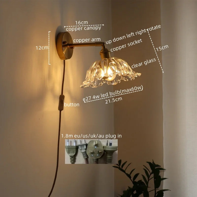 Axyaa Nordic LED Wall Lamps: Modern, Bedroom, Restaurant, Bathroom, Stair Light, Pull Chain Switch