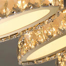 Axyaa Crystal Pendant Lights: Elegant Ceiling Lamp for Home Decor