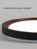 Axyaa Wooden Wind Ceiling Light in Walnut Color for Master Bedroom and Study
