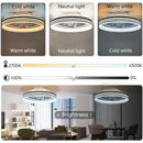 Axyaa Smart RGB Music Ceiling Fan Light with Remote Control and APP Control