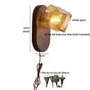 Axyaa Glass Ball LED Wall Lamps - Bedroom Staircase Mirror Light