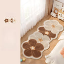 Axyaa Flower Pattern Bedroom Decor Dopamine Carpet - Plush, Fluffy & Washable Rug