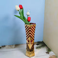 Axyaa Nordic Glass Vase: Light Luxury Hydroponic Utensil for Living Room Flower Arrangement
