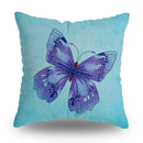 Axyaa Retro Butterfly Pattern Pillowcase 45x45cm Decorative Cushion Cover