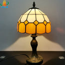 Nordic Plaid Table Lamp Axyaa Collection: Chic Modern Glass Lighting for Bedside Study