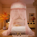 Axyaa Princess Wind Embroidered Dome Mosquito Net