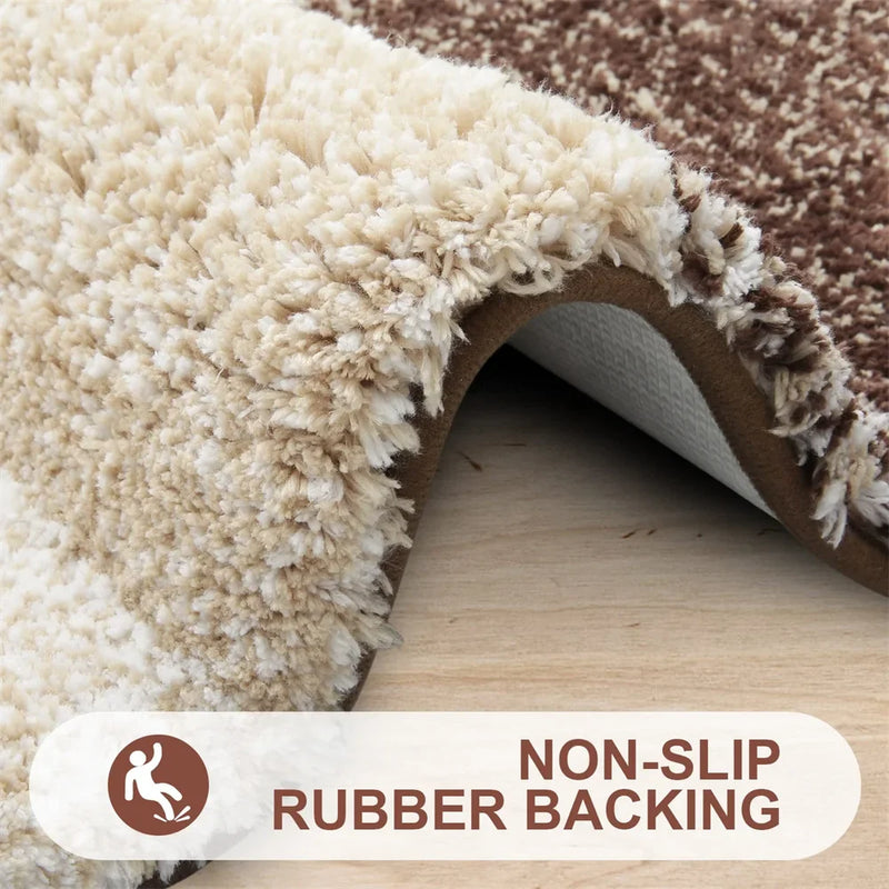 Axyaa 3D Non-Slip Bathroom Carpet 60x150cm Soft Absorbent Door Mat