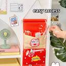 Axyaa Cartoon Wall Storage Organizer - 6 Pockets
