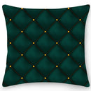 Axyaa Geometric Printed Pillowcase Double Sided Crystal Sofa Cushion Cover