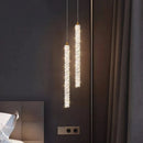 Axyaa Deluxe Crystal Pendant Chandelier - Modern Dimmable LED Lighting Fixtures