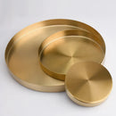 Axyaa Gold Nordic Ins Style Desktop Tray Jewelry Organizer Dish Home Decor