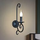 Axyaa Iron Art Candle Wall Lamp for Modern Living Room and Hallway