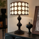 Axyaa Antique Wood Desk Lamp for Japanese Wabi Sabi Living, Bedroom, Study Room, Hotel