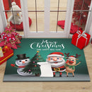 Axyaa Christmas New Year Entrance Door Mat Non-Slip Floor Decor
