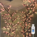 Axyaa Cherry Blossom 96 LED Tree Branch String Lights - 8 Modes, Colorful, Wedding Decor