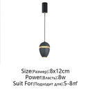 Axyaa Circular LED Pendant Lights for Bedside, Restaurant, Bar Counters - Decorative Ceiling Lamps