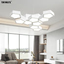 Axya Modern LED Chandelier Lights for Living Dining Bedroom Hall Bar Indoor Lighting