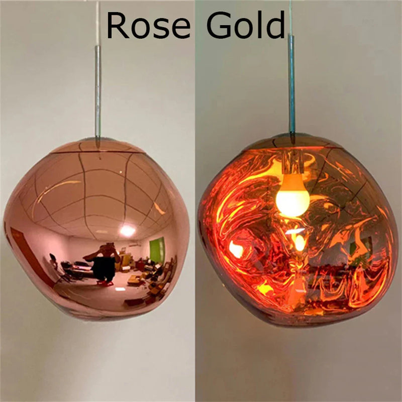 Axyaa LED Pendant Lava Lamp: Modern PVC Lighting for Home Decor & Kitchen Fixtures