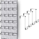 Axyaa 24-Pocket Over the Door Shoe Organizer Mesh Pockets Storage
