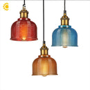 Axyaa Glass Pendant Lights for Dining Bedroom Bar Cafes - Suspension Luminaire