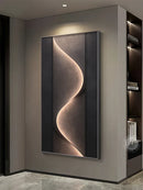 Axyaa Crystal Porcelain LED Wall Mural Lights for Porch Foyer Living Room Decor