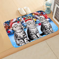 Axyaa Christmas Animal Print Door Mat - Non-Slip Home Decoration