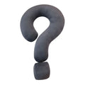 Axyaa Plush Question Mark Headrest U-shaped Pillow - Birthday Gift Option