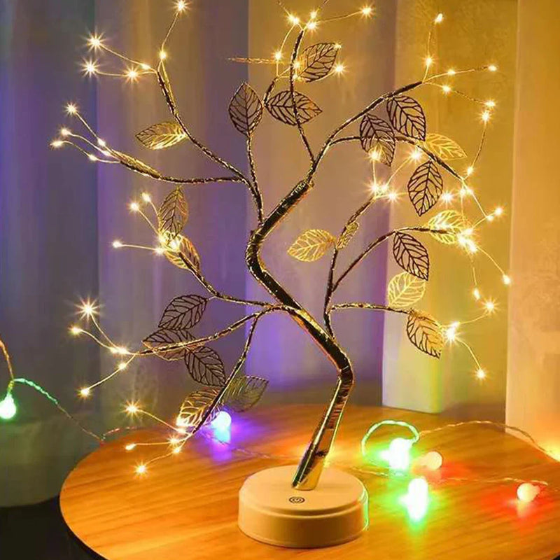 Axya Bonsai Tree Light: Tabletop LED Branch Lamp Home Decor Fairy Lights