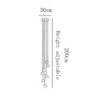 Axyaa Crystal Ball LED Chandelier for Living Room, Kitchen, Staircase, Mall, Villa, Hotel, Loft