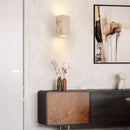 Axyaa LED Indoor Wall Lights Yellow Travertine Luxury Lighting for Living Room Bedroom